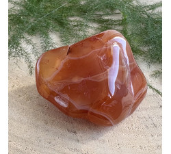 Karneol minerální hmatka