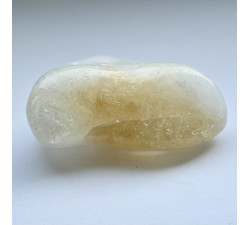 Citrín s křemenem minerální hmatka