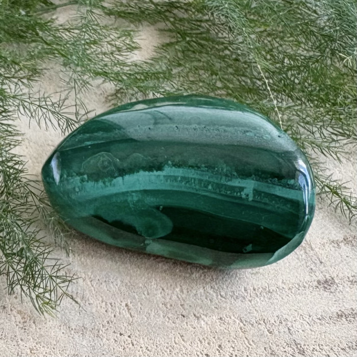 Malachit Kongo minerální hmatka