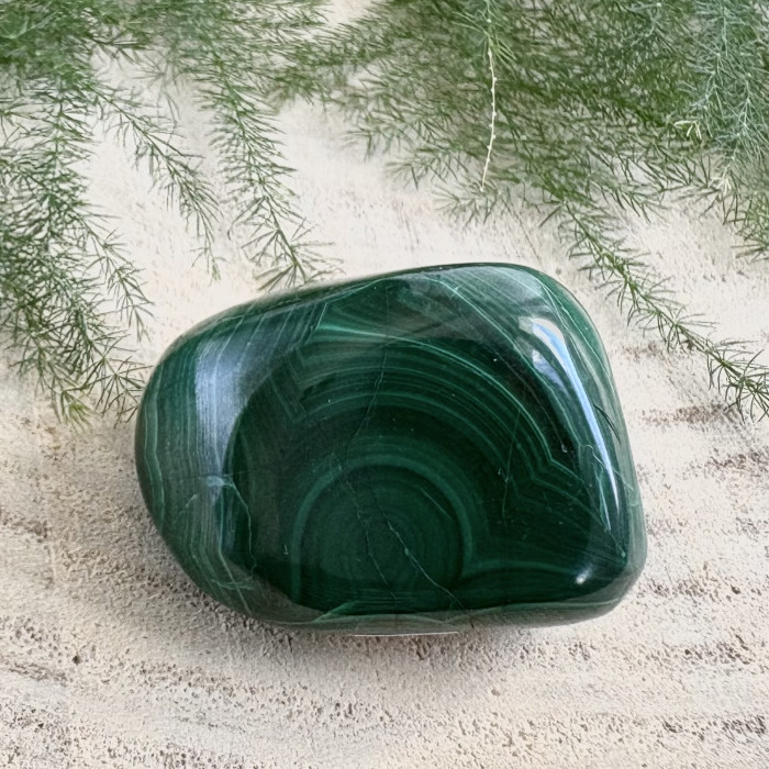 Malachit Kongo minerální hmatka