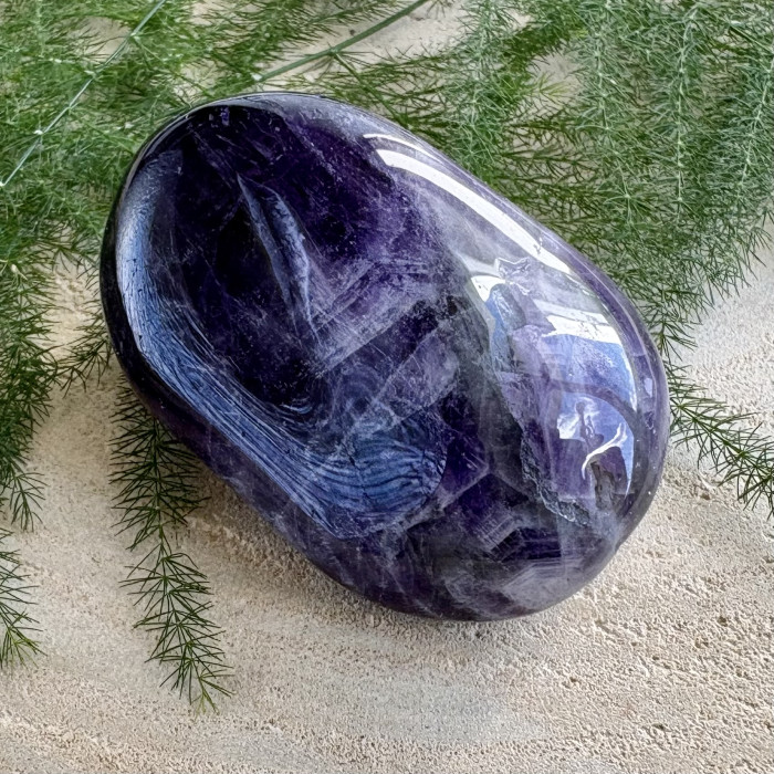 Ametyst Zambie minerální hmatka