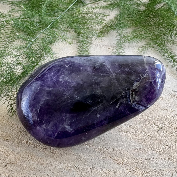 Ametyst Zambie minerální hmatka