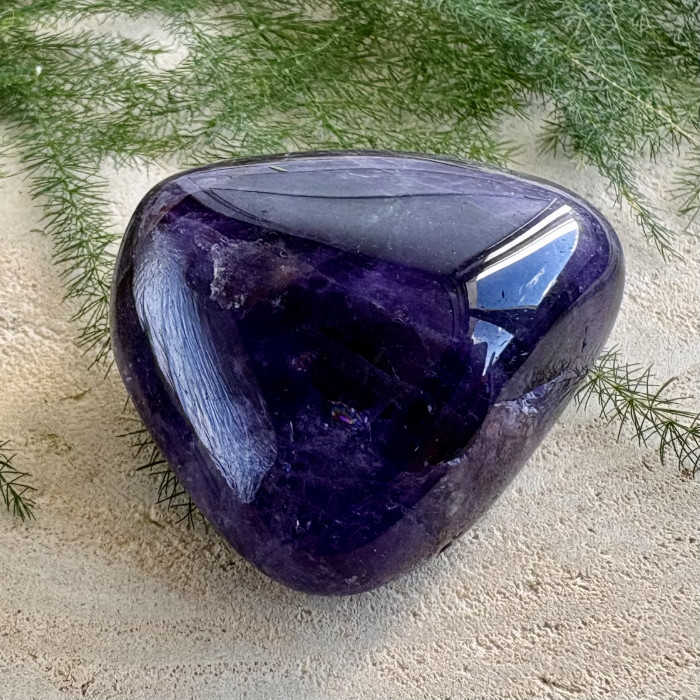 Ametyst Zambie minerální hmatka