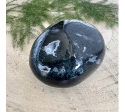 Achát mechový minerální hmatka - jumbo