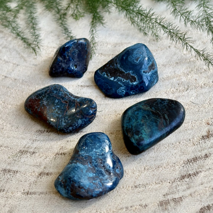 Shattuckit Namibie - minerální hmatka