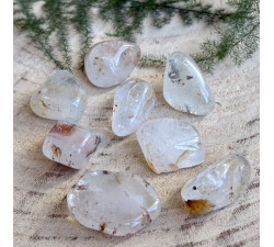 Topaz stříbrný - minerální hmatka