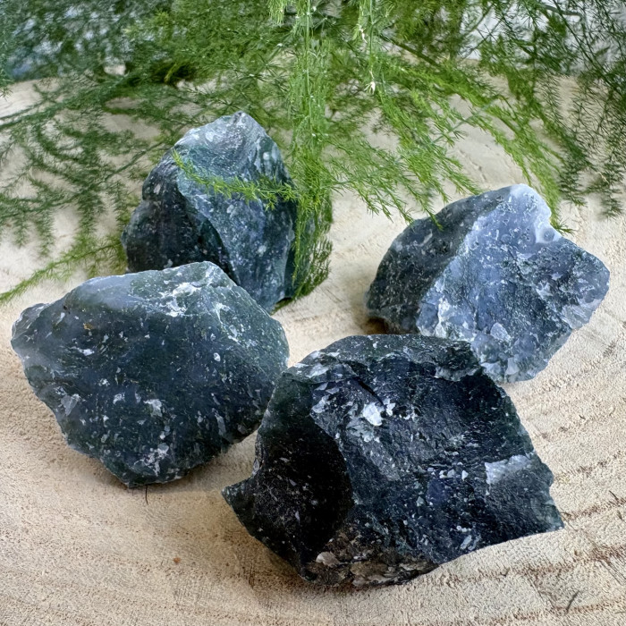 Mechový achát neopracovaný minerál