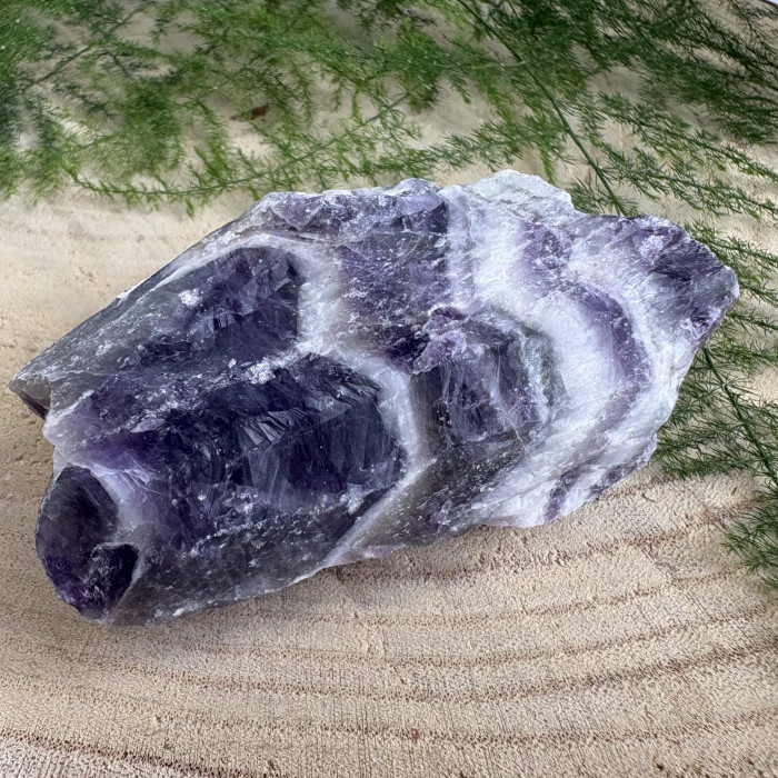 Ametyst zebra - neopracovaný minerál