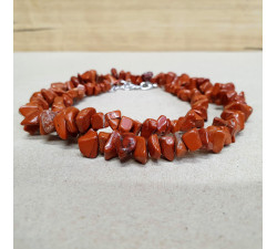 Jaspis červený sekaný náhrdelník