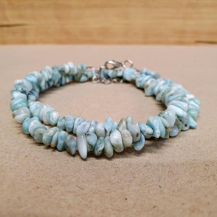 Larimar sekaný náhrdelník Larimar sekaný náhrdelník
