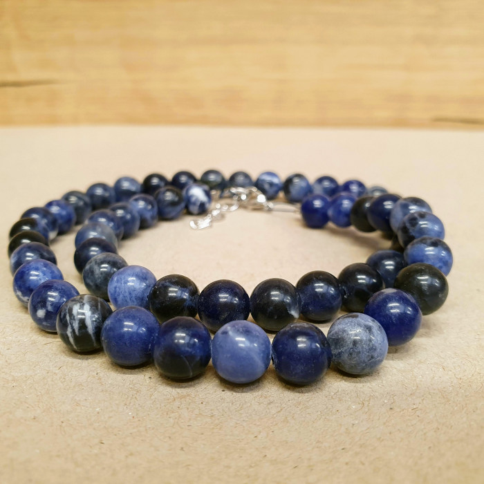 Sodalit 8mm kuličkový náhrdelník Sodalit 8mm kuličkový náhrdelník