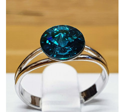 Prsten SW - Blue zircon 8mm