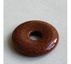 Avanturín zlatý donut kruh