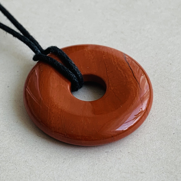 Jaspis červený donut kruh