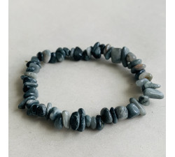 Kočičí oko křemenné sekaný náramek