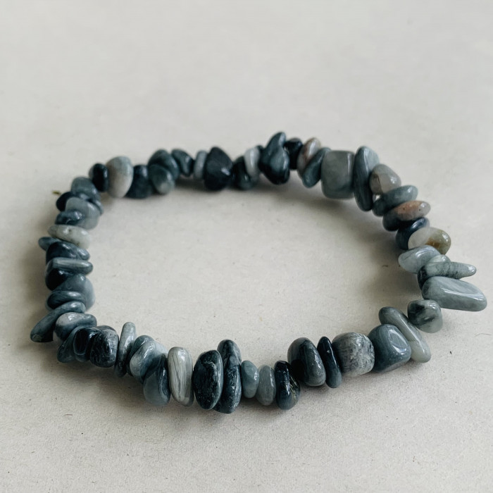 Kočičí oko křemenné sekaný náramek Kočičí oko křemenné sekaný náramek