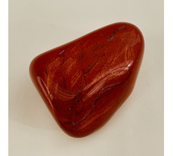 Jaspis červený minerální hmatka - jumbo