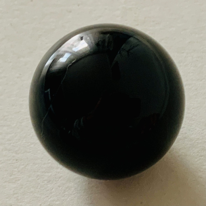 Obsidián duhový broušený minerál koule