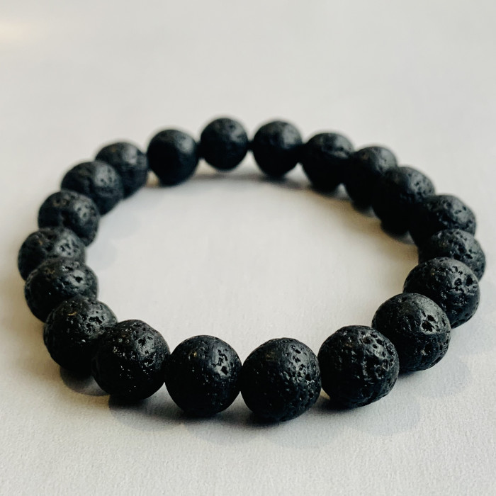 Láva 10mm kuličkový náramek Láva 10mm kuličkový náramek